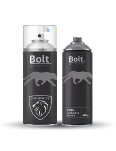 Pack Spray Pintura Bicapa Para Peugeot Metalizado +...