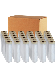 Caja 40 Rollos De Plástico Con Cinta 80º 60 Cm X 22,5 Mts