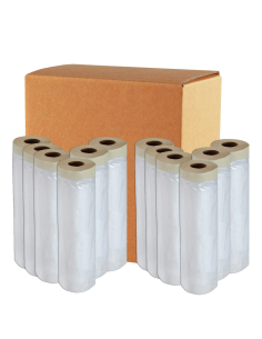 Caja 12 Rollos De Plástico Con Cinta 80º 260 Cm X 22,5 Mts