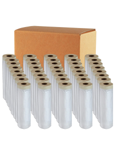 Caja 30 Rollos De Plástico Con Cinta 80º 90 Cm X 22,5 Mts