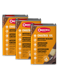 Pack 3 Uds. Owatrol Oil Inhibidor De Oxido 1 Lt
