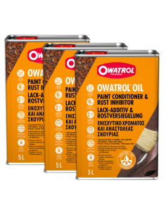 Pack 3 Uds. Owatrol Oil Inhibidor De Oxido 5 Lt