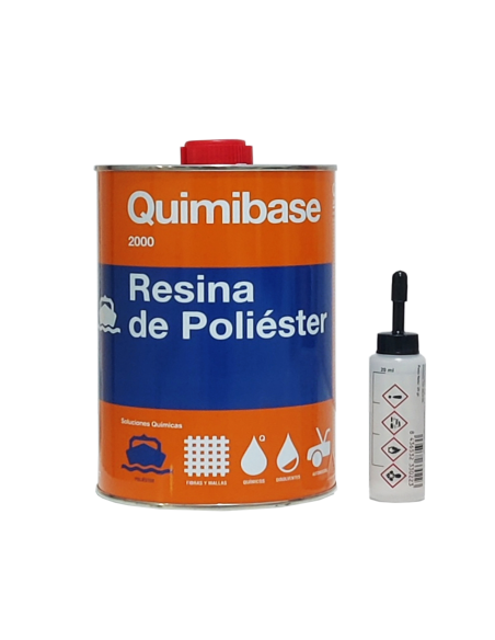 Resina Poliéster + Catalizador 1Kg