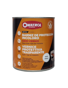 Barniz Para Metales Uv Mate Incoloro Owatrol 2,5 Lt