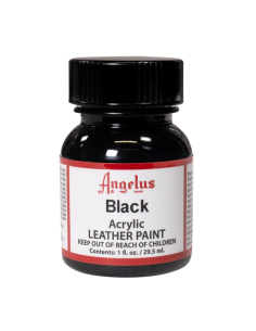 Pintura Cuero Y Polipiel Angelus Negro 29,5 Ml