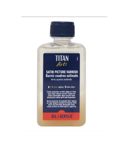 Barniz Cuadros Satinado Oleo Y Acrílico Titan 250 Ml