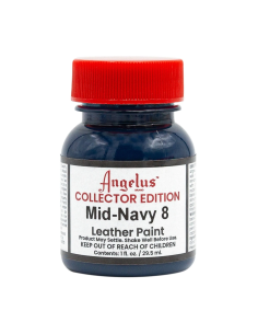 Pintura Cuero Y Polipiel Angelus Collector Mid Navy 29,5 Ml