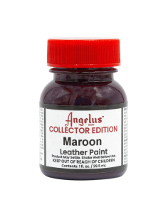 Pintura Cuero Y Polipiel Angelus Collector Maroon-Granate...