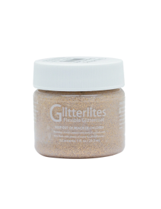 Pintura Cuero Y Polipiel Angelus Glitterlites Desert Gold...