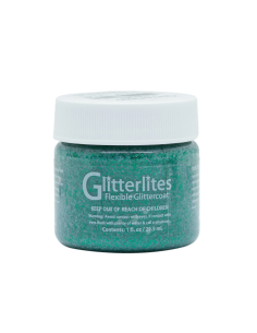 Pintura Cuero Y Polipiel Angelus Glitterlites Emerald...