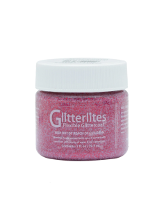 Pintura Cuero Y Polipiel Angelus Glitterlites Ruby Red...