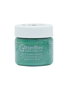 Pintura Cuero Y Polipiel Angelus Glitterlites Kelly Green...