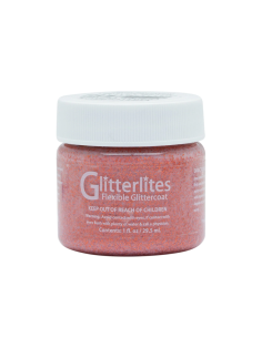 Pintura Cuero Y Polipiel Angelus Glitterlites Orange 29,5 Ml