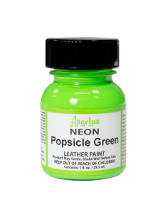 Pintura Cuero Y Polipiel Angelus Neón Popsicle Green 29,5 Ml