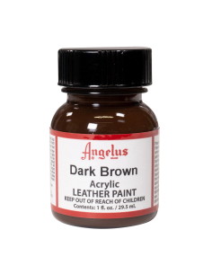 Pintura Cuero Y Polipiel Angelus Dark Brown 29,5 Ml