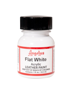 Pintura Cuero Y Polipiel Angelus Flat White 29,5 Ml