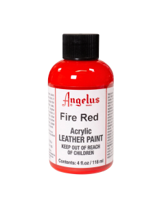 Pintura Cuero Y Polipiel Angelus Fire Red 118 Ml