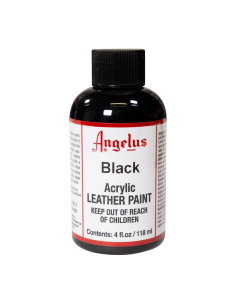 Pintura Cuero Y Polipiel Angelus Negro 118 Ml
