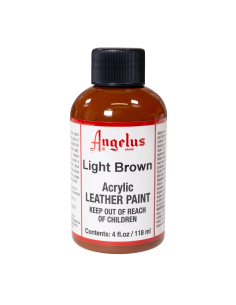 Pintura Cuero Y Polipiel Angelus Light Brown 118 Ml