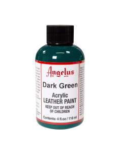 Pintura Cuero Y Polipiel Angelus Dark Green 118 Ml