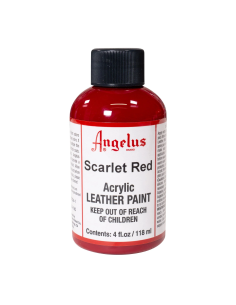 Pintura Cuero Y Polipiel Angelus Scarlet Red 118 Ml