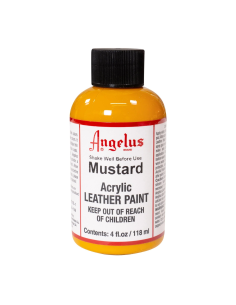 Pintura Cuero Y Polipiel Angelus Mustard 118 Ml