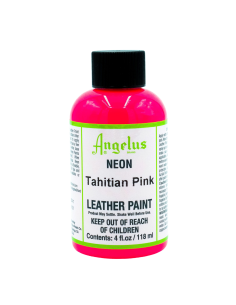 Pintura Cuero Y Polipiel Angelus Neón Tahitian Pink 118 Ml