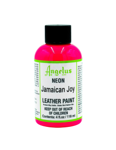 Pintura Cuero Y Polipiel Angelus Neón Jamaican Joy 118 Ml