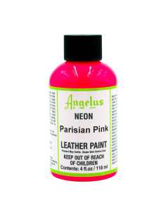 Pintura Cuero Y Polipiel Angelus Neón Parisian Pink  118 Ml