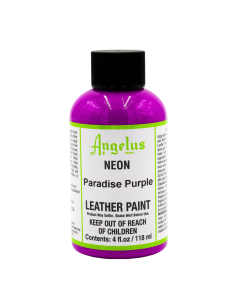 Pintura Cuero Y Polipiel Angelus Neón Paradise Purple 118 Ml