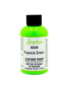 Pintura Cuero Y Polipiel Angelus Neón Popsicle Green 118 Ml