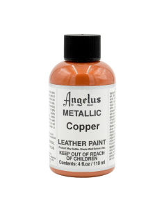 Pintura Cuero Y Polipiel Angelus Metallic Copper 118 Ml
