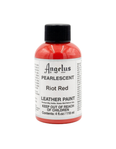 Pintura Cuero Y Polipiel Angelus Pearlescent Riot Red 118 Ml