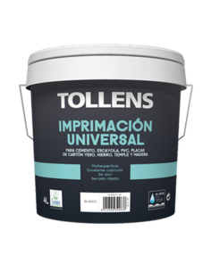 Imprimación Universal Al Agua Blanco Tollens 4 Lt