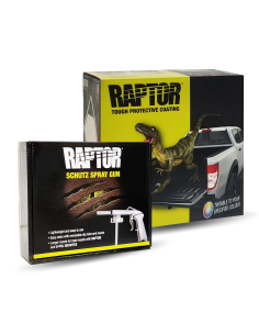Pintura Raptor 2K Kit Tintable 4 Lt + Pistola Std