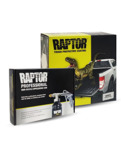 Pintura Raptor 2K Kit Blanco 4 Lt + Pistola Pro