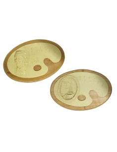 Lote 2 Siluetas Madera Paleta