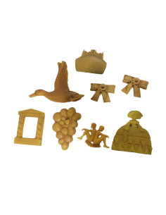 Lote 8 Siluetas Resina Varios