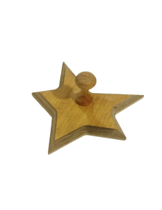 Lote 1 Perchero Madera Estrella