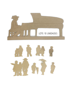 Lote 18 Siluetas Dm Varias Y Pianista