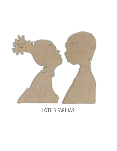 Lote 5 Siluetas Dm Parejas
