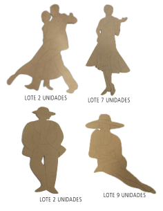 Lote 20 Siluetas Dm Varias