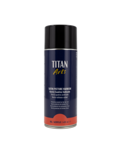 Spray Barniz Cuadros Satinado Titan 400 Ml