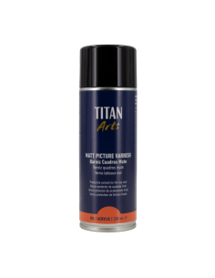 Spray Barniz Cuadros Mate Titan 200 Ml