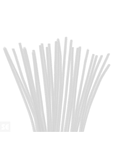 Bolsa 10 Uds. Chenilla Blanca Marianne 50 Cm