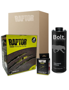 Pintura Raptor 2K Kit Negro 4 Lt + Antideslizante +...