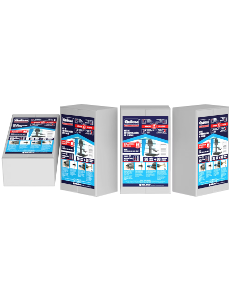 Kit Auto Nivelación Placas De Pladur 30+30 Quilosa