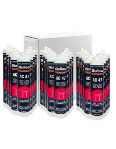 Caja 24 Uds. Sellador Acrílico Ac-47 Juntas Blanco 300 Ml