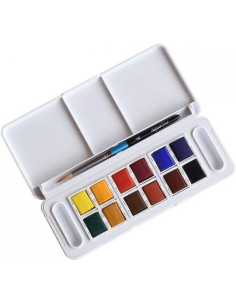 Estuche 12 Pastillas Acuarela Aquafine Daler Rowney