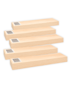 5 Bloques Madera De Balsa Lumberind Ecuador 25X80X300 Mm